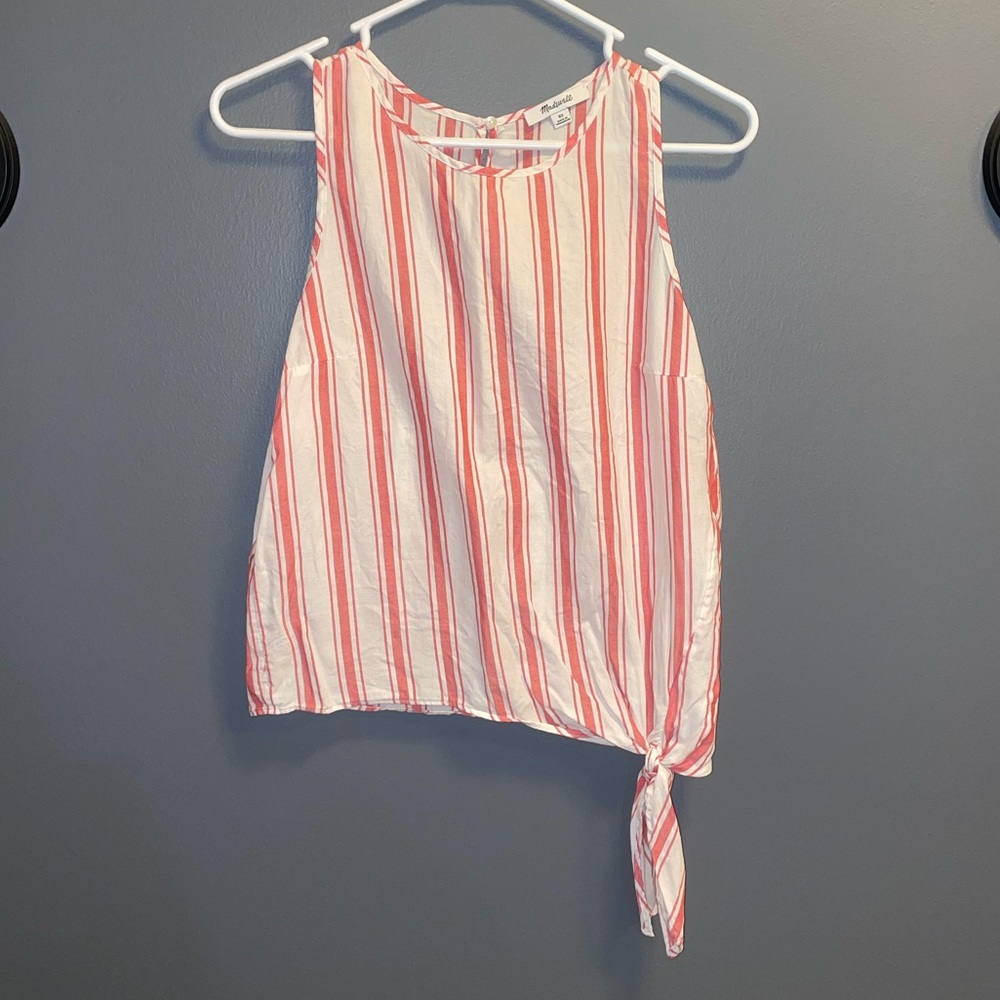 Madewell Side Tie Tank Top
